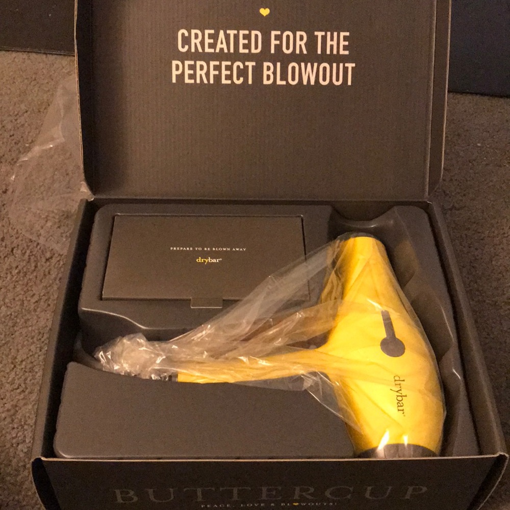 Brand New in box - DryBar Buttercup Hair dryer!